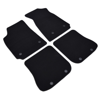 Audi A4 B5 (1994–2001) – Czarne dywaniki samochodowe welurowe Gold PLUS – Standard