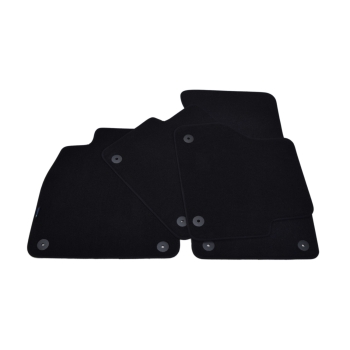 Audi A7 Sportback (od 2018) – Czarne dywaniki samochodowe welurowe Gold PLUS – Standard