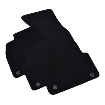 Audi A7 Sportback (od 2018) – Czarne dywaniki samochodowe welurowe Gold PLUS – Standard