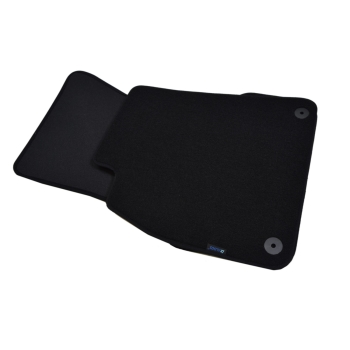 Audi A7 Sportback (od 2018) – Czarne dywaniki samochodowe welurowe Gold PLUS – Standard