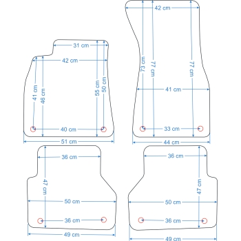 Audi A7 Sportback (od 2018) – Czarne dywaniki samochodowe welurowe Gold PLUS – Standard