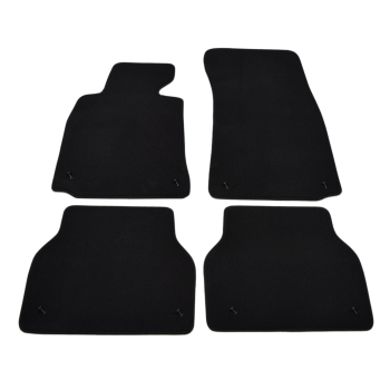 BMW Seria 5 E39 (1995–2003) – Czarne dywaniki samochodowe welurowe Gold PLUS – Standard (G020)