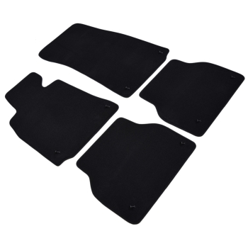 BMW Seria 5 E39 (1995–2003) – Czarne dywaniki samochodowe welurowe Gold PLUS – Standard (G020)