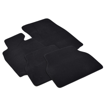 BMW Seria 5 E39 (1995–2003) – Czarne dywaniki samochodowe welurowe Gold PLUS – Standard (G020)