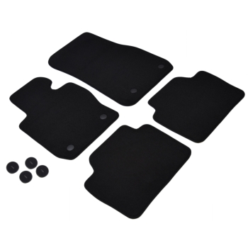 BMW Seria 3 F30/F31 xDrive (2012–2019) – Czarne dywaniki samochodowe welurowe Gold PLUS – Standard