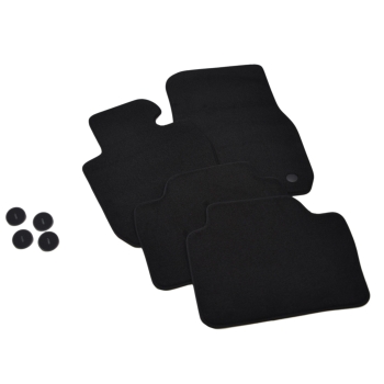 BMW Seria 3 F30/F31 xDrive (2012–2019) – Czarne dywaniki samochodowe welurowe Gold PLUS – Standard
