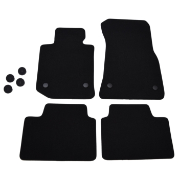 BMW Seria 3 G20/G21 (2019–>) – Czarne dywaniki samochodowe welurowe Gold PLUS – Standard