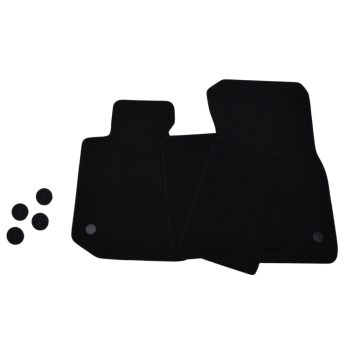 BMW Seria 3 G20/G21 (2019–>) – Czarne dywaniki samochodowe welurowe Gold PLUS – Standard