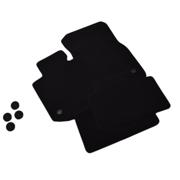 BMW Seria 3 G20/G21 (2019–>) – Czarne dywaniki samochodowe welurowe Gold PLUS – Standard