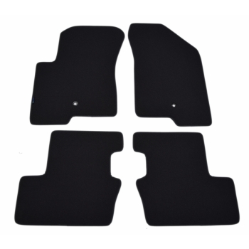 Dodge Caliber 2006-2011r Czarne samochodowe dywaniki welurowe GOLD