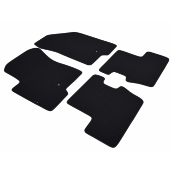 Dodge Caliber 2006-2011r Czarne samochodowe dywaniki welurowe GOLD