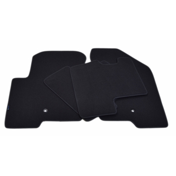 Dodge Caliber 2006-2011r Czarne samochodowe dywaniki welurowe GOLD