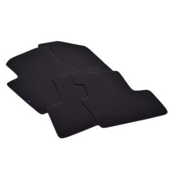 Dodge Caliber 2006-2011r Czarne samochodowe dywaniki welurowe GOLD