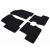Dodge Caliber 2006-2011r Czarne samochodowe dywaniki welurowe GOLD