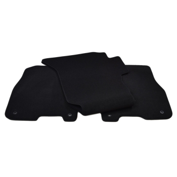 RAM 1500 LONG (2013–2018) – Czarne dywaniki samochodowe welurowe Gold PLUS – Standard