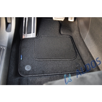 DS 7 (2017->) Dywaniki samochodowe welurowe Silver – na zamówinie