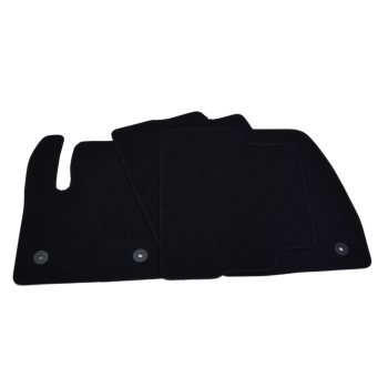 Ford Kuga (2013–2020) – Czarne dywaniki samochodowe welurowe Gold PLUS – Standard (G037)