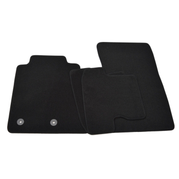 Ford Mustang VI (2014–2023) – Czarne dywaniki samochodowe welurowe Gold PLUS – Standard
