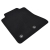 Ford Mustang VI (2014–2023) – Czarne dywaniki samochodowe welurowe Gold PLUS – Standard