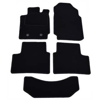 Ford Ranger Super Cab / Rap Cab (2012–2022) – welurowe dywaniki Economy – Standard