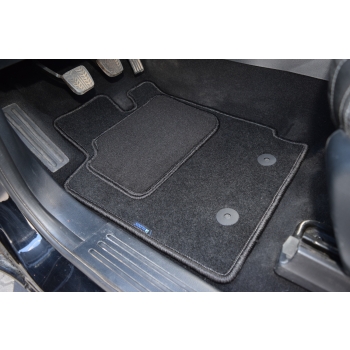 Ford Ranger Super Cab / Rap Cab (2012–2022) – welurowe dywaniki Economy – Standard
