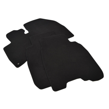 Honda Civic VIII (5d, 2006–2008) – Czarne dywaniki samochodowe welurowe Gold PLUS – Standard (G044)