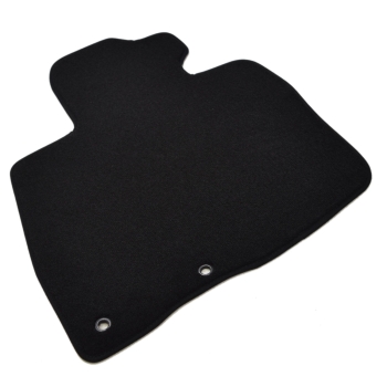 Honda Civic VIII (5d, 2006–2008) – Czarne dywaniki samochodowe welurowe Gold PLUS – Standard (G044)