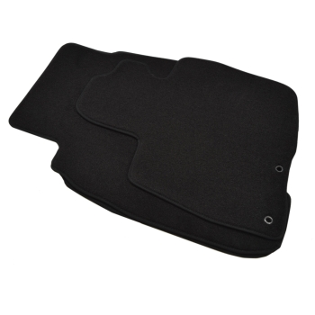 Honda Civic VIII (5d, 2006–2008) – Czarne dywaniki samochodowe welurowe Gold PLUS – Standard (G044)