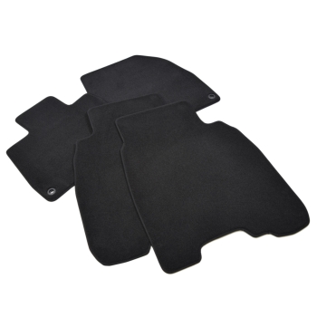 Honda Civic VIII (2008–2011) – Czarne dywaniki samochodowe welurowe Gold PLUS – Standard