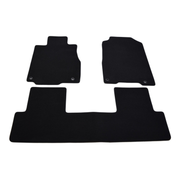 Honda CR-V (2012–2018) – Czarne dywaniki samochodowe welurowe Gold PLUS – Standard (G048)