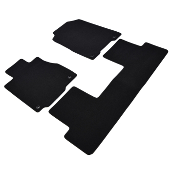 Honda CR-V (2012–2018) – Czarne dywaniki samochodowe welurowe Gold PLUS – Standard (G048)