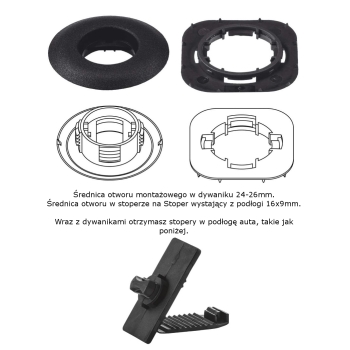 Honda HR-V (2015–2021) – Dywaniki samochodowe welurowe OP – Na Zamówienie kolory do wyboru
