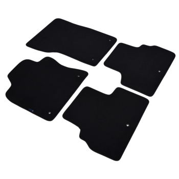 Infiniti Q50 (2013–2018) – Czarne dywaniki samochodowe welurowe Gold PLUS – Standard
