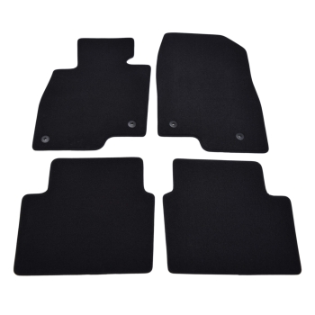 Mazda 6 Kombi (od 2013) – Czarne dywaniki samochodowe welurowe Gold PLUS – Standard (G054)
