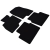 Mazda 6 Kombi (od 2013) – Czarne dywaniki samochodowe welurowe Gold PLUS – Standard (G054)