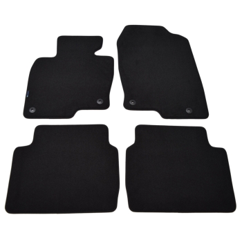 Mazda CX-5 (2017-2025) – Czarne dywaniki samochodowe welurowe Gold PLUS – Standard
