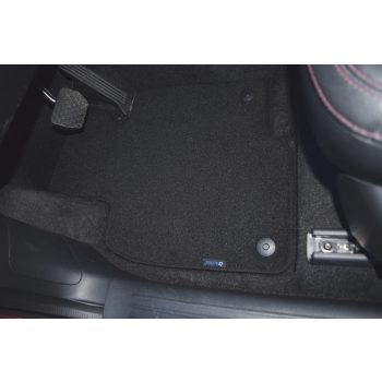 Mazda CX-5 (2017-2025) – Czarne dywaniki samochodowe welurowe Gold PLUS – Standard