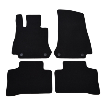 Mercedes GLC Coupé C253 (2016–>) – Czarne dywaniki samochodowe welurowe Gold PLUS – Standard