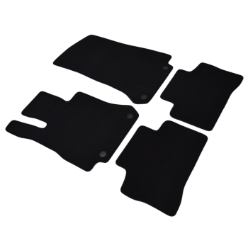 Mercedes GLC Coupé C253 (2016–>) – Czarne dywaniki samochodowe welurowe Gold PLUS – Standard