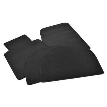 Mercedes E-Klasa W124 (1985–1996) – Czarne dywaniki samochodowe welurowe Gold PLUS – Standard