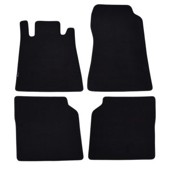 Mercedes S-Klasa W140 SEL (1991–1998) – Czarne dywaniki samochodowe welurowe Gold PLUS – Standard