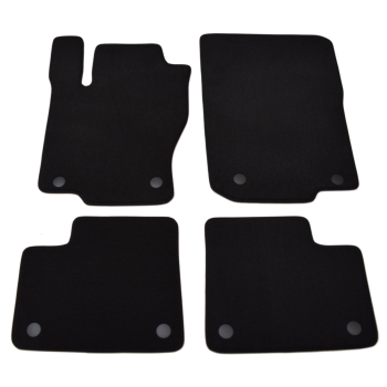 Mercedes M-Klasa W166 (2011–2015) – Czarne dywaniki samochodowe welurowe Gold PLUS – Standard