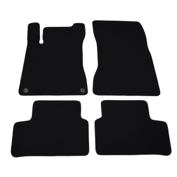 Mercedes B-Klasa W247 (2019–>) – Czarne dywaniki samochodowe welurowe Gold PLUS – Standard