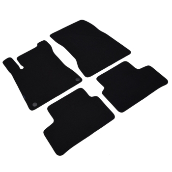 Mercedes B-Klasa W247 (2019–>) – Czarne dywaniki samochodowe welurowe Gold PLUS – Standard