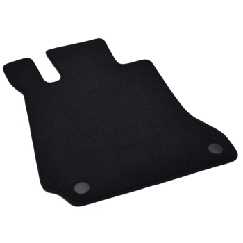 Mercedes-Benz C-Klasa (W204) (2007–2014) – Czarne dywaniki samochodowe welurowe Gold PLUS – Standard