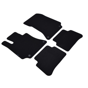 Mercedes E-Klasa W212 (2009–2016) – Czarne dywaniki samochodowe welurowe Gold PLUS – Standard