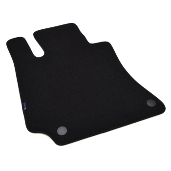 Mercedes E-Klasa W212 (2009–2016) – Czarne dywaniki samochodowe welurowe Gold PLUS – Standard