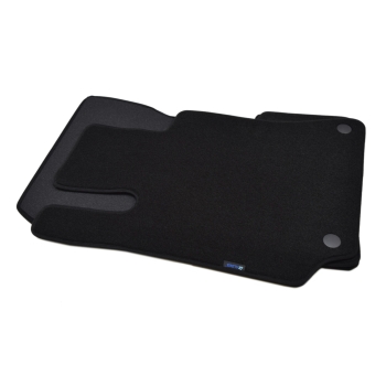 Mercedes E-Klasa W212 (2009–2016) – Czarne dywaniki samochodowe welurowe Gold PLUS – Standard