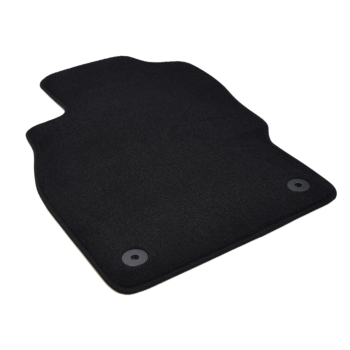 Opel Corsa D / Corsa E (2006–2019) – Czarne dywaniki samochodowe welurowe Gold PLUS – Standard (G072)