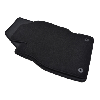 Opel Corsa D / Corsa E (2006–2019) – Czarne dywaniki samochodowe welurowe Gold PLUS – Standard (G072)